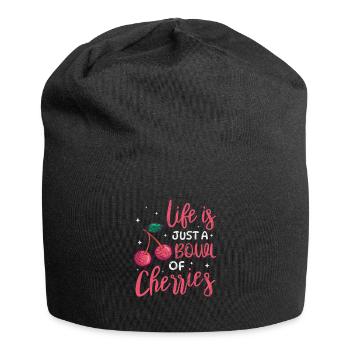 Cerise - Bonnet en jersey - noir - Devant