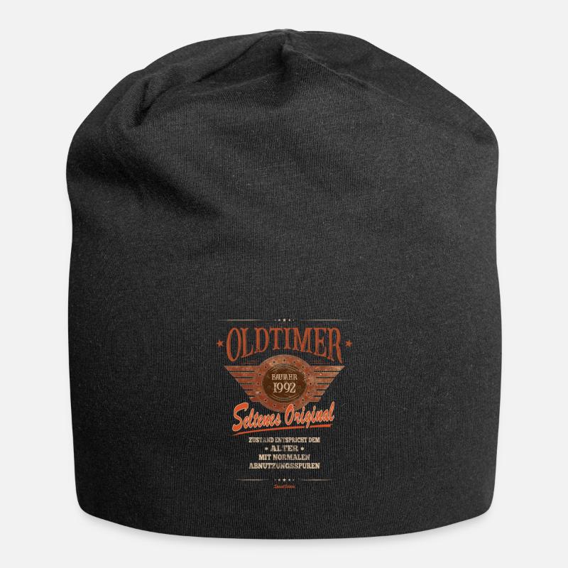 Zustand entspricht Alter, Baujahr 1992 - Jersey-Beanie - Schwarz