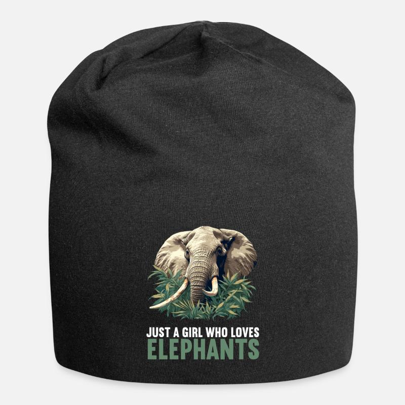 Éléphant Éléphant - Bonnet en jersey - noir