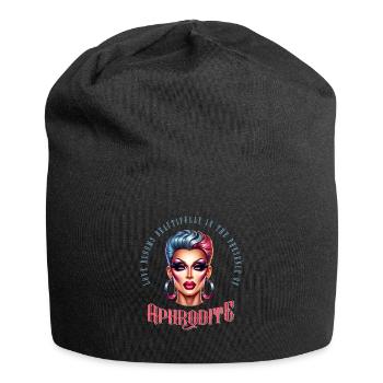 Pride LGBTQ Drag Queen Aphrodite Élégance - Bonnet en jersey - noir - Devant