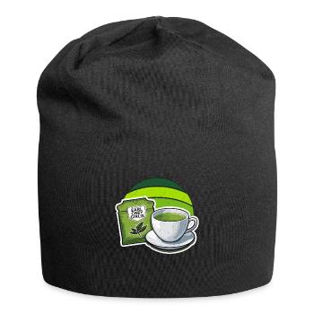 Hot Tea Earl Grey Girlie Coffee Lover Hot Drinks - Jersey-Beanie - Schwarz - Vorne