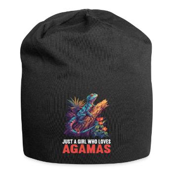 Agamen Agame - Jersey-Beanie - Schwarz - Vorne