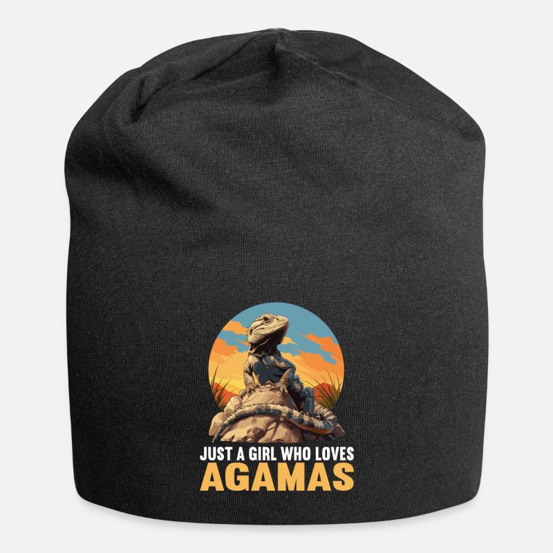 Agamen Agame - Jersey-Beanie - Schwarz