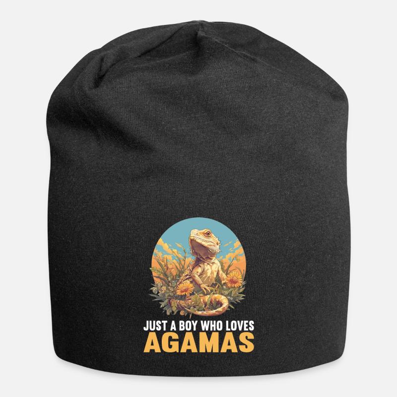 Agamen Agame - Jersey-Beanie - Schwarz