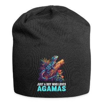 Agamen Agame - Jersey-Beanie - Schwarz - Vorne