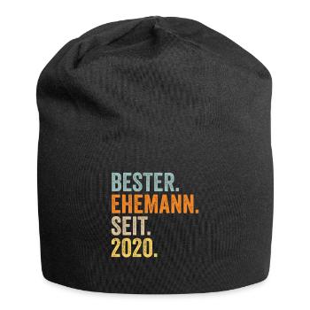 Meilleur mari de la Saint-Valentin depuis 2020 - Bonnet en jersey - noir - Devant