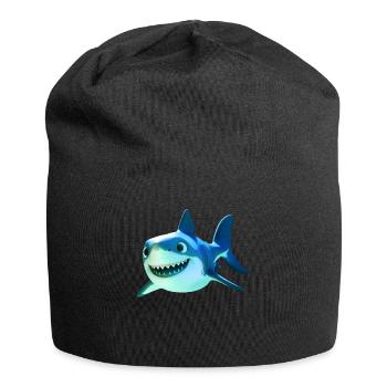 Requin Requin Requin Tigre Requin Requin Gris Grand Requin Blanc - Bonnet en jersey - noir - Devant