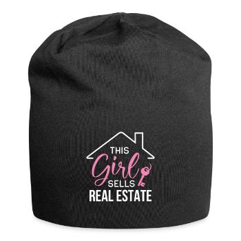 Real Estate Agent Real Estate Agent Gift - Jersey Beanie - black - Front