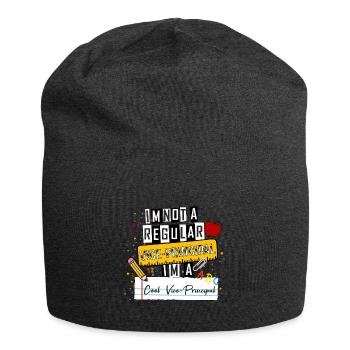 I'm Not a Regular Vice-Principal I'm a Cool Vice-P - Jersey Beanie - charcoal grey - Front
