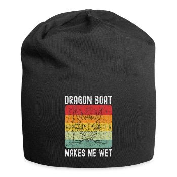Lustiges Drachenboot-paddel - Jersey-Beanie - Schwarz - Vorne