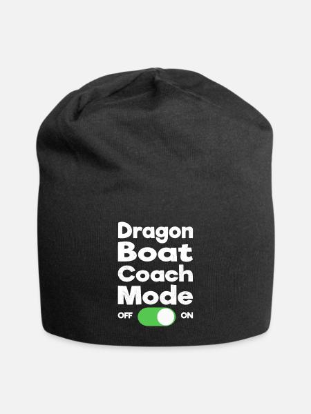 Lustiges Drachenboot-paddel - Jersey-Beanie - Schwarz