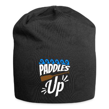 Lustiges Drachenboot-paddel - Jersey-Beanie - Schwarz - Vorne