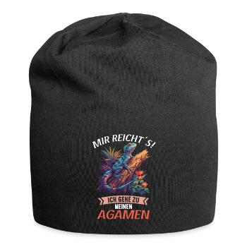 Agamen Agame - Jersey-Beanie - Schwarz - Vorne