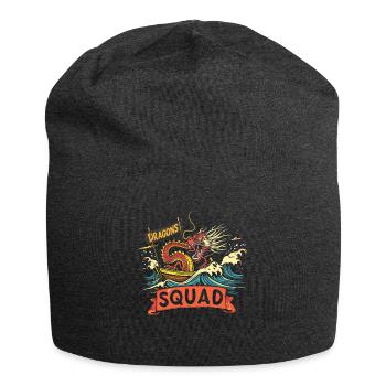 Funny Dragon Boat Paddle - Jersey Beanie - charcoal grey - Front