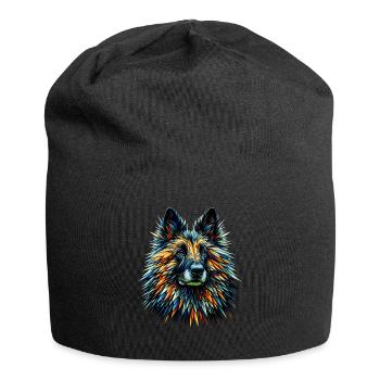 Polygon Art Berger Belge Groenendael Belge - Bonnet en jersey - noir - Devant