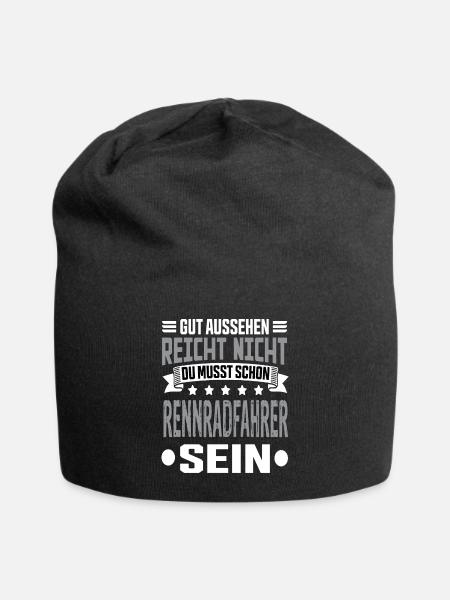 Rennrad Rennradfahrer Rennrad Fahrrad Rennräder - Jersey-Beanie - Schwarz