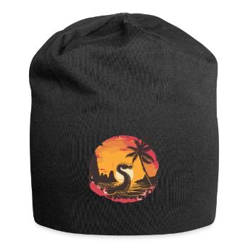 Funny Dragon Boat Paddle - Jersey Beanie - black - Front