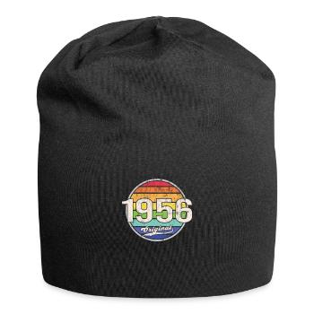 1956 Geburtstag Year Original - Jersey-Beanie - Schwarz - Vorne