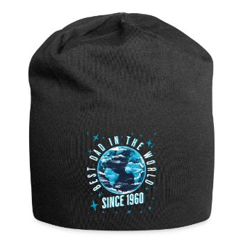 Bester Papa der Welt seit 1960 Vatertag - Jersey-Beanie - Schwarz - Vorne