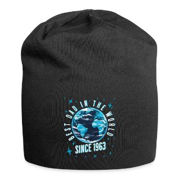 Bester Papa der Welt seit 1963 Vatertag - Jersey-Beanie - Schwarz - Vorne