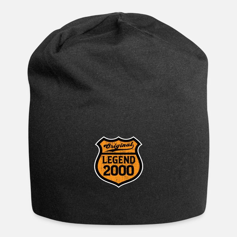 2000 Birthday Original Legend since Route - Jersey Beanie - black