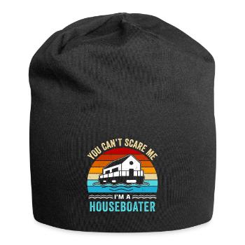 Funny Houseboat Saying - Jersey Beanie - black - Front