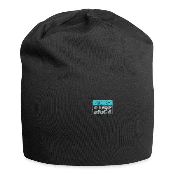 Legendäre homöopathische Kräuter Heilpraktiker - Jersey-Beanie - Schwarz - Vorne