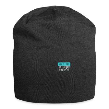 Legendäre homöopathische Kräuter Heilpraktiker - Jersey-Beanie - Anthrazit - Vorne