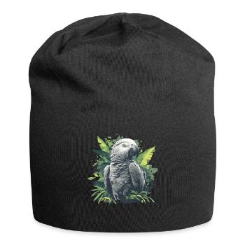 Graupapageien Graupapagei - Jersey-Beanie - Schwarz - Vorne