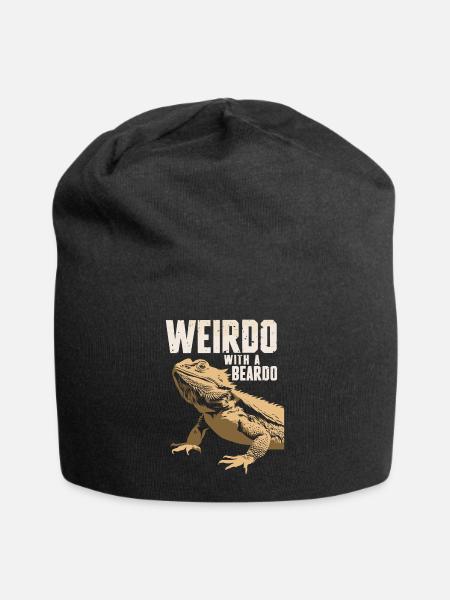 Weirdo with a beardo - Jersey-Beanie - Schwarz