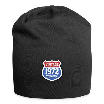 1972 Geburtstag Route Vintage Original - Jersey-Beanie - Schwarz - Vorne