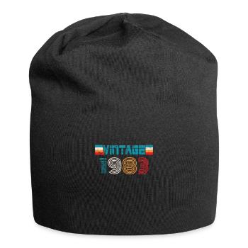 Millésime anniversaire 1983 - Bonnet en jersey - noir - Devant