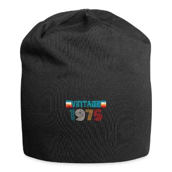 Millésime anniversaire 1975 - Bonnet en jersey - noir - Devant