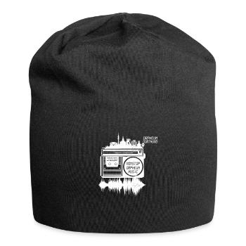Dortmunder Discothek 80er 90er Musik NONSTOP - Jersey-Beanie - Schwarz - Vorne