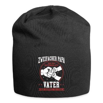 Like a normal dad, only twice as cool - Jersey Beanie - black - Front