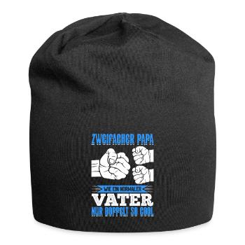 Like a normal dad, only twice as cool - Jersey Beanie - black - Front