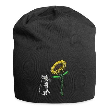 Best Cat Grandma Ever - Jersey Beanie - black - Front
