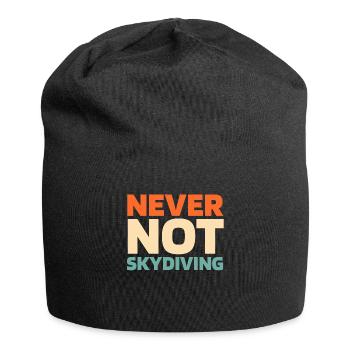 Fallschirmspringer Fallschirmspringen - Jersey-Beanie - Schwarz - Vorne