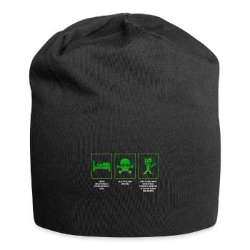 Zombie Zombie-Jäger Zombieapokalypse Geschenk - Jersey-Beanie - Schwarz - Vorne