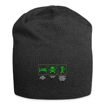 Zombie Zombie-Jäger Zombieapokalypse Geschenk - Jersey-Beanie - Anthrazit - Vorne