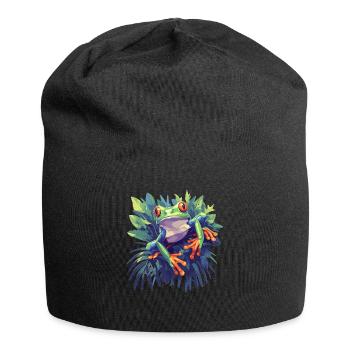 Tree Frog Baumfrösche Baumfrosch - Jersey-Beanie - Schwarz - Vorne