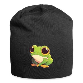 Tree Frog Baumfrösche Baumfrosch - Jersey-Beanie - Schwarz - Vorne
