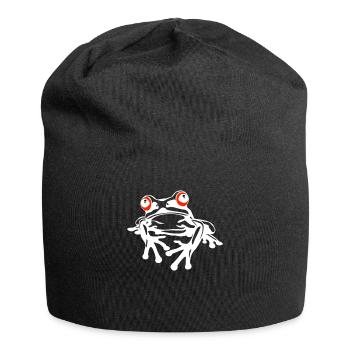 Tree Frog Baumfrösche Baumfrosch - Jersey-Beanie - Schwarz - Vorne