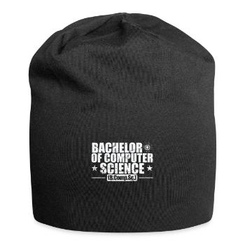Licence en informatique - Bonnet en jersey - noir - Devant
