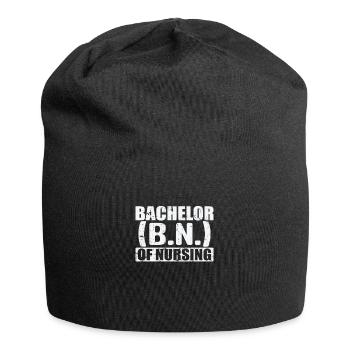 Bachelor of Nursing Medizinische Pflege - Jersey-Beanie - Schwarz - Vorne