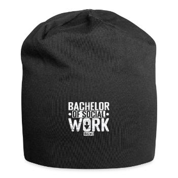 Bachelor of Social Work Gemeinwesenarbeit - Jersey-Beanie - Schwarz - Vorne