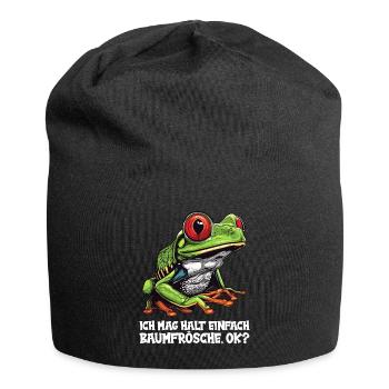 Rainette Baumfrösche Baumfrosch - Bonnet en jersey - noir - Devant