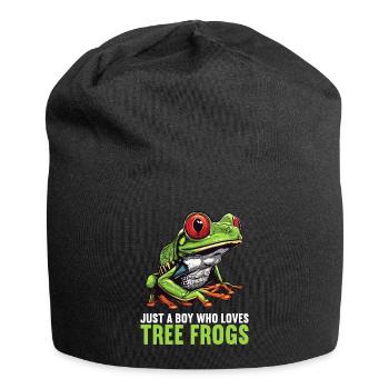 Rainette Baumfrösche Baumfrosch - Bonnet en jersey - noir - Devant