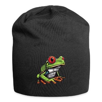 Tree Frog Baumfrösche Baumfrosch - Jersey-Beanie - Schwarz - Vorne