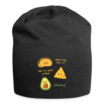 Avocado - Jersey-Beanie - Schwarz - Vorne